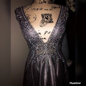 Stunning Silver Party Dress